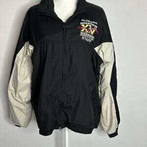 Disney World Marathon XV 2008 Staff Jacket Mickey Windbreaker XL